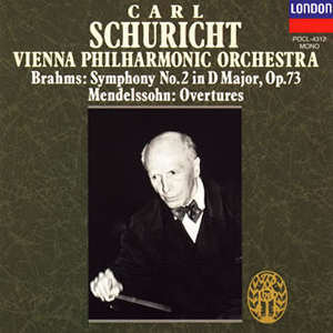 ブラームス交響曲第2番 / メンデルスゾーン序曲「フィンガルの洞窟」他 シューリヒト / ウィーンpo. CDJournal