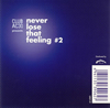 never lose that feeling #2 [CD]