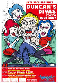 SNUFFのダンカン率いる“DUNCAN'S DIVAS”、東京ツアーが決定