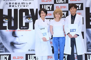 AKB48・川栄李奈が3％覚醒、映画『LUCY／ルーシー』公開直前イベントに登場