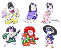 TVアニメ「おそ松さん」と歌舞伎のコラボ・グッズが発売決定