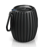 ［PHILIPS］ 樽型の充電式ポータブルBluetoothスピーカー