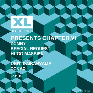 〈XL Recordings Chapter VI〉にゾンビー、スペシャル・リクエストらの出演が決定