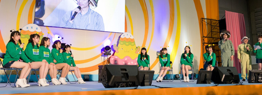 まこと、吉澤ひとみ、高橋 愛、ハロー！プロジェクトメンバーが〈山田養蜂場のハニートークショー〉出演