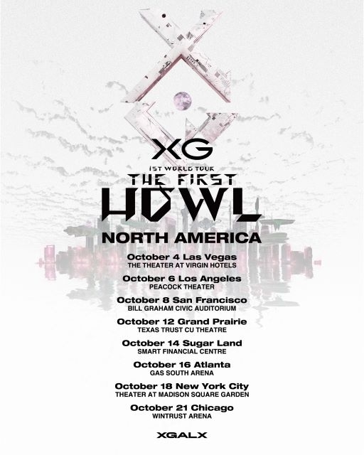 XG、初のワールド・ツアー〈The first HOWL〉の北米地域とUK＆ヨーロッパ地域の詳細発表 CDJournal ニュース