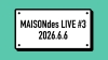MAISONdes、〈MAISONdes LIVE #3〉開催決定　asmi・花譜・日曜日のメゾンデ・れん出演