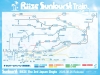 RIIZE、「Sunburst」の発売を記念した広告ジャック電車「サンバーストレイン」が6路線で運行決定