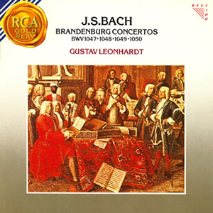 バッハ:ブランデンブルク協奏曲第2番～第5番 レオンハルト(指揮、hc