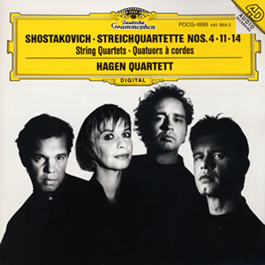 ショスタコーヴィチ弦楽四重奏曲第4番・第11番・第14番 ハーゲンSQ [廃盤] CDJournal