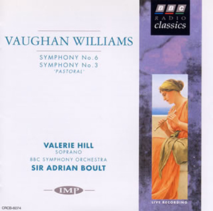 ヴォーン・ウィリアムズ:交響曲第6番ホ短調 ／ 田園交響曲