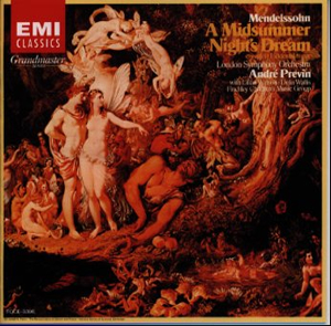 メンデルスゾーン:「真夏の夜の夢」(全曲) プレヴィン ／ LSO