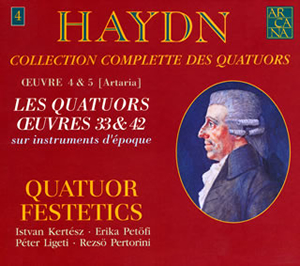 ハイドン:六つの四重奏曲op.33 ／ 弦楽四重奏曲op.42 フェシュテ