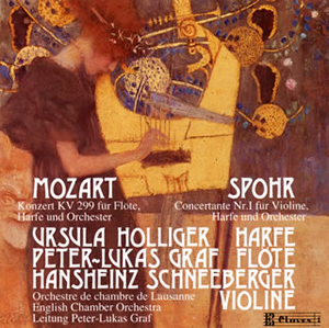 モーツァルトフルートとハープのための協奏曲 / シュポアヴァイオリンとハープのためのコンチェルタンテ第1番 グラーフ(FL、指揮
