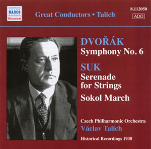 ドヴォルザーク交響曲第6番 他 ターリッヒ / チェコpo. CDJournal