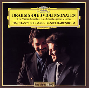 売約済】パールマン(vn) バレンボイム(p)／ブラームス：vnソナタ全集