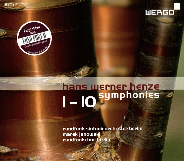 ヘンツェ:交響曲全集(全10曲) ヤノフスキ ／ ベルリン放送so.、cho