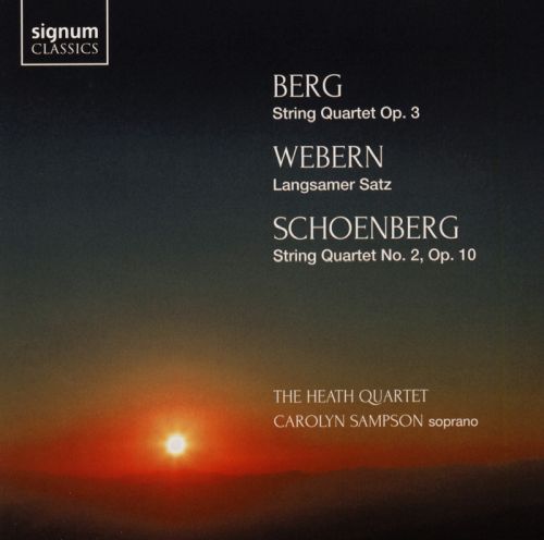 ベルク、ヴェーベルン、シェーンベルク弦楽四重奏曲集 ヒースSQ サンプソン(S) CDJournal
