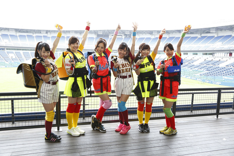 売り子アイドル グループ マリーンズ カンパイガールズ 一試合で何キロ歩いてる Cdjournal ニュース