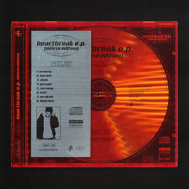 KEIJU、配信EP『heartbreak』の“deluxe edition”CDを限定リリース