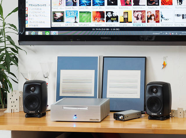 GENELEC 6010A アクティブスピーカー ペア 2台セット スタンド付き