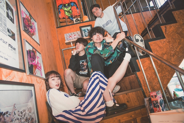 インタビュー 大阪在住の4人組 Pop Art Townの1stアルバムに満ちるフレッシュなポップ センス Cdjournal Cdj Push