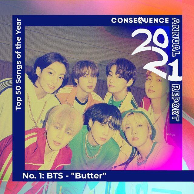 BTS、「Butter」が米Consequence of Sound選定「今年の歌」1位に