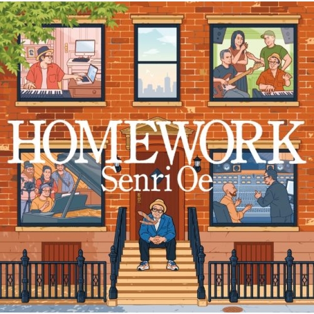 大江千里、3年ぶりのニュー・アルバム『HOMEWORK』のジャケット＆予約特典公開