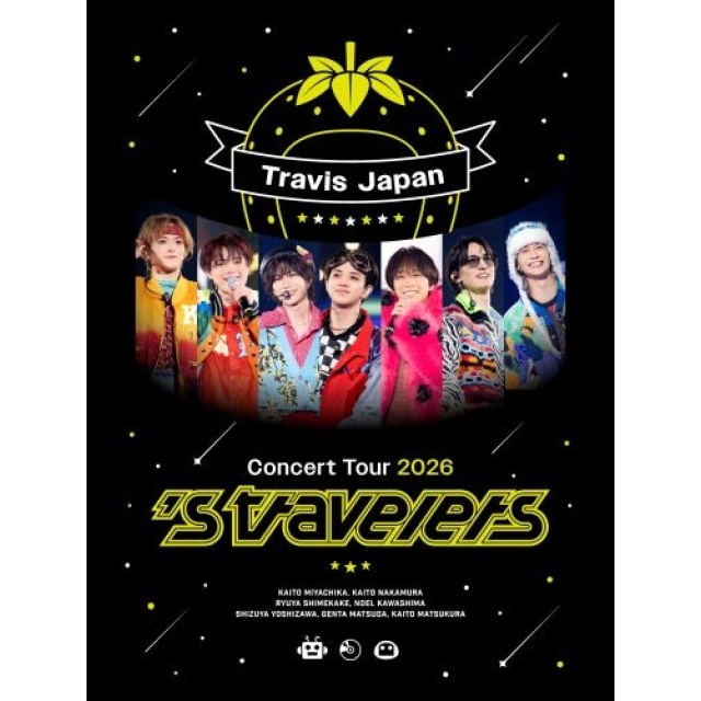 Travis Japan、最新映像作品のジャケット写真＆グッズヴィジュアル公開