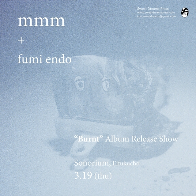 mmm、最新作『Burnt』の発売記念ライヴを永福町sonoriumで開催
