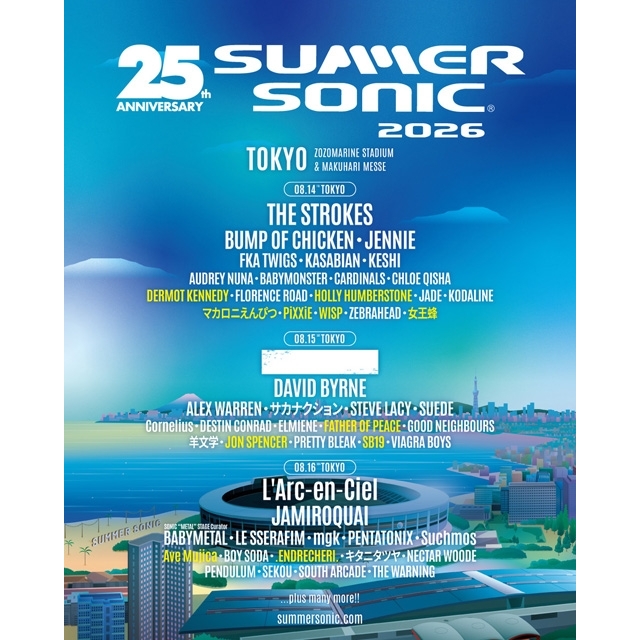 ジョン・スペンサー、.ENDRECHERI.ほか、サマソニ第3弾追加アーティスト発表