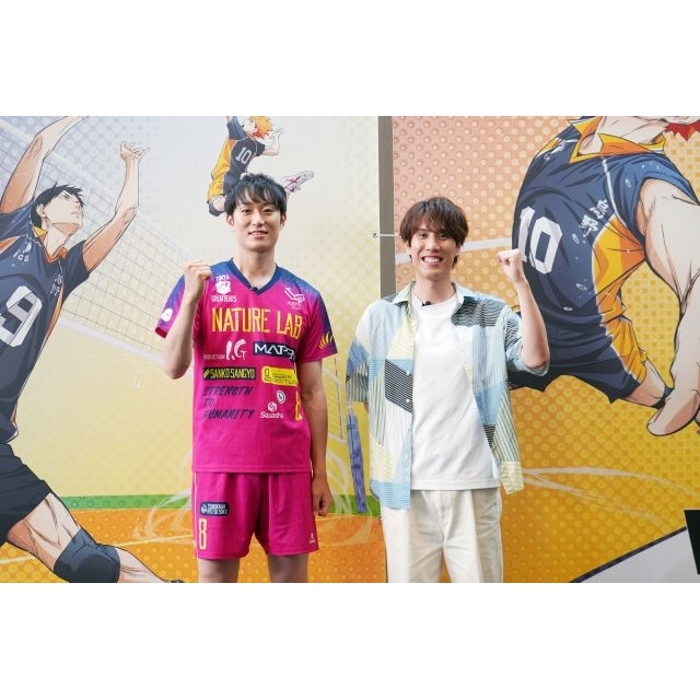 超体験空間『ハイキュー!!オンザコート』をバレーボール選手・柳田将洋&QuizKnock須貝駿貴が体験