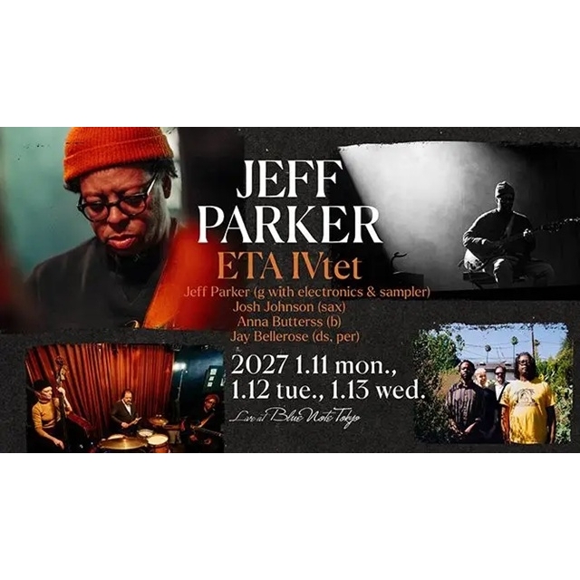 ジェフ・パーカー・ETAカルテット、2027年1月ブルーノート東京で初来日公演開催決定