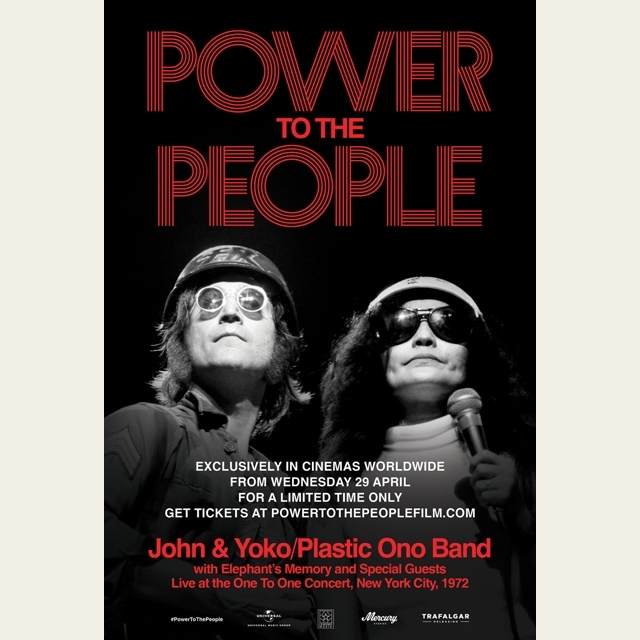 ジョン・レノンの伝説のコンサートを収める映画『パワー・トゥ・ザ・ピープル』が世界同時劇場公開