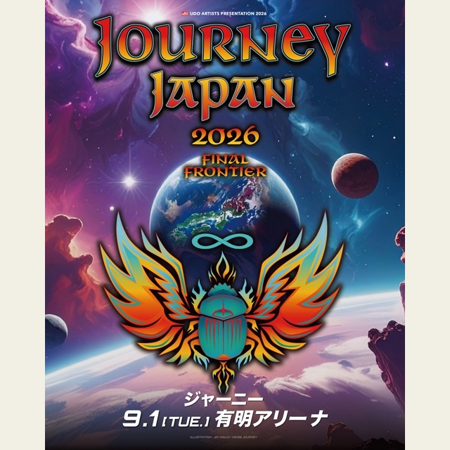 ジャーニー、最後のツアー〈FINAL FRONTIER TOUR〉の東京公演を開催